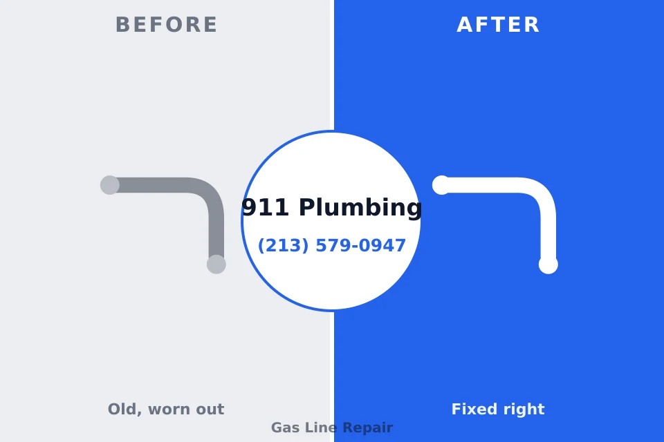 Before and after: plumbing repair Sheldon, TX
